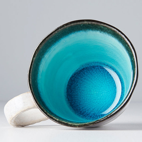 Mug With Handle 200Ml Sky Blue Glaze Mugs