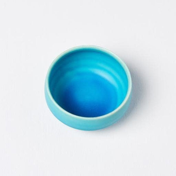 Tea Cup 100Ml Dry Turquoise Glaze Cups & Saucers
