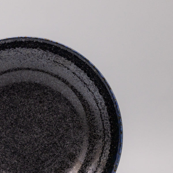 Pasta Bowl Flat Based 23Cm Midnight Pearl Glaze Bowls