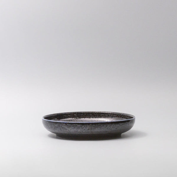 Plate High Rim 22Cm Midnight Pearl Glaze Plates