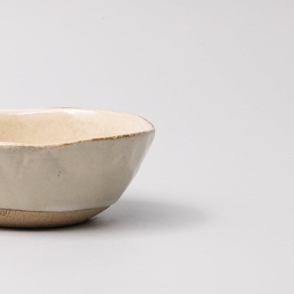 Lopsided Bowl 11Cm Fawn Glaze Bowls