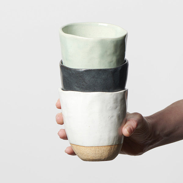 Lopsided Mug 275Ml Tomei Blue Glaze Mugs