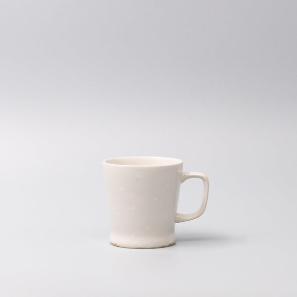 Mug 8.5Cm White Dot Glaze Mugs