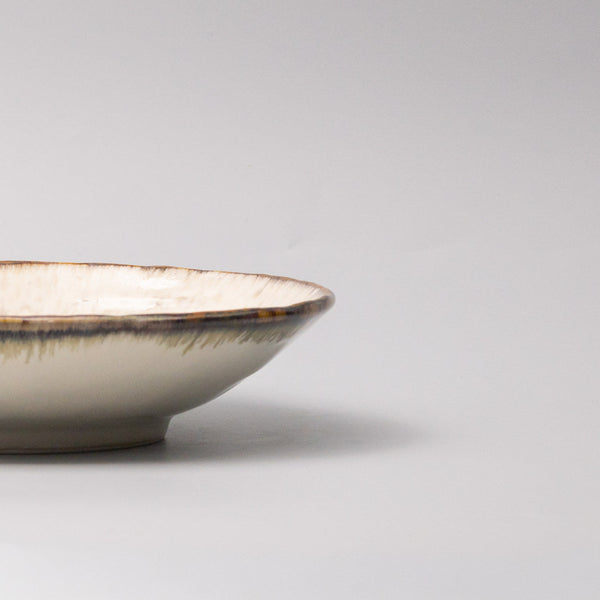 Pasta Bowl 24Cm Ivory Pearl Glaze Bowls