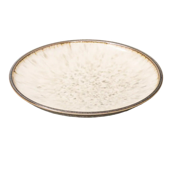 Side Plate 19Cm Ivory Pearl Glaze Plates