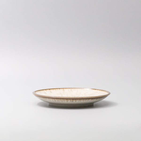 Side Plate 19Cm Ivory Pearl Glaze Plates
