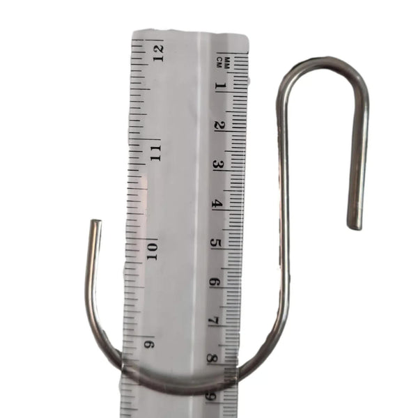 Stainless Steel Hanging Hooks 9Cm X 7Cm 10 Pieces Hooks & Hangers