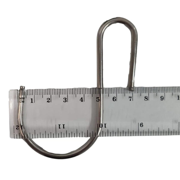 Stainless Steel Hanging Hooks 9Cm X 7Cm 10 Pieces Hooks & Hangers
