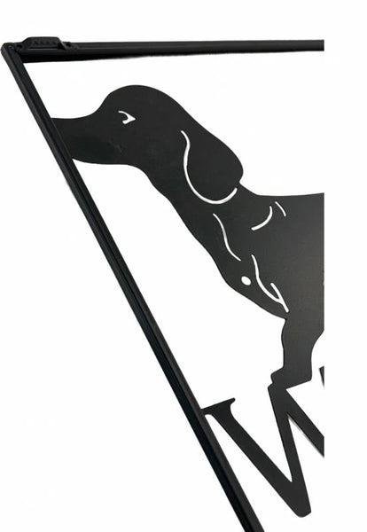 Welcome Dachshund 40Cm Wall Art