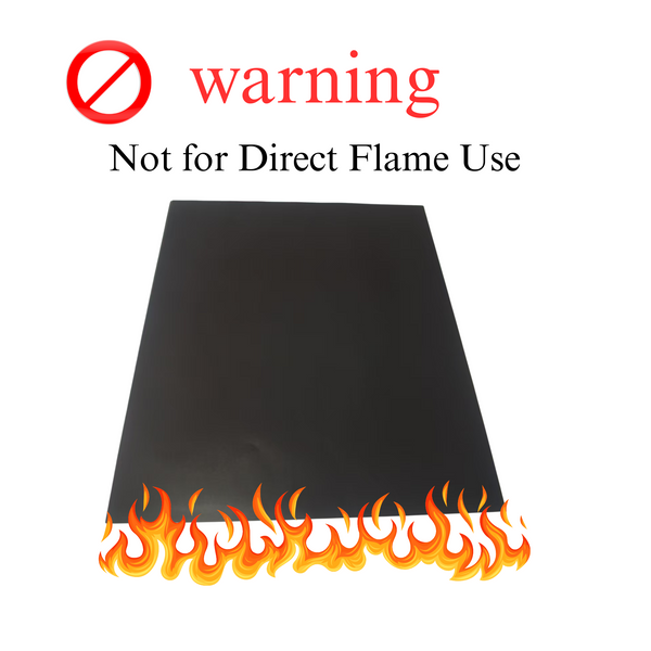 Asmoke Premium Copper & Black Bbq Grill Mats (2 Pack) Non Stick Ptfe Coating Cooking Mats| Reusable And Easy To Clean Barbecue Accessories