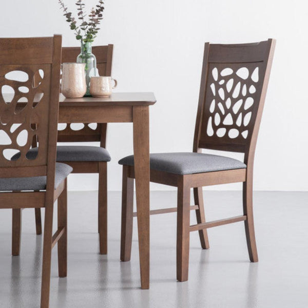 Allegro Dining Table + 6X Asbel Chair 7 Piece Set Cocoa Dining Sets