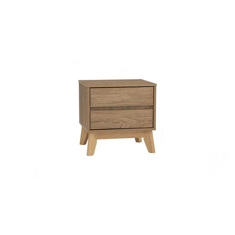 Nuhome Hirado Bedside Table Natural Bedside Tables