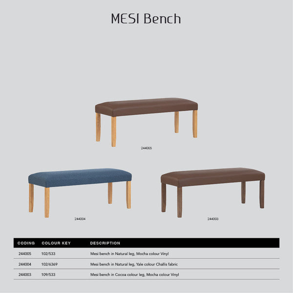 Mesi Bench Ottoman Natural Ottomans Footstools & Poufs