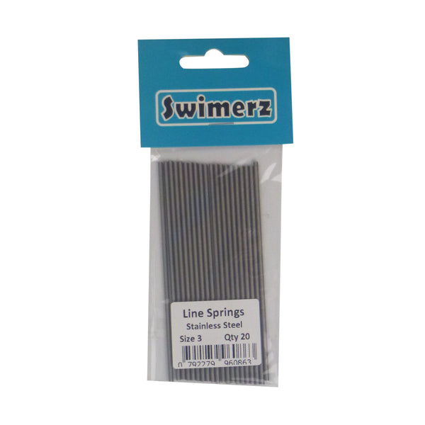 Swimerz Stainless Steel Fishing Line Springs Size 3 10Cml 1.6Mmid 2.2Mmod Line Tools & Accessories