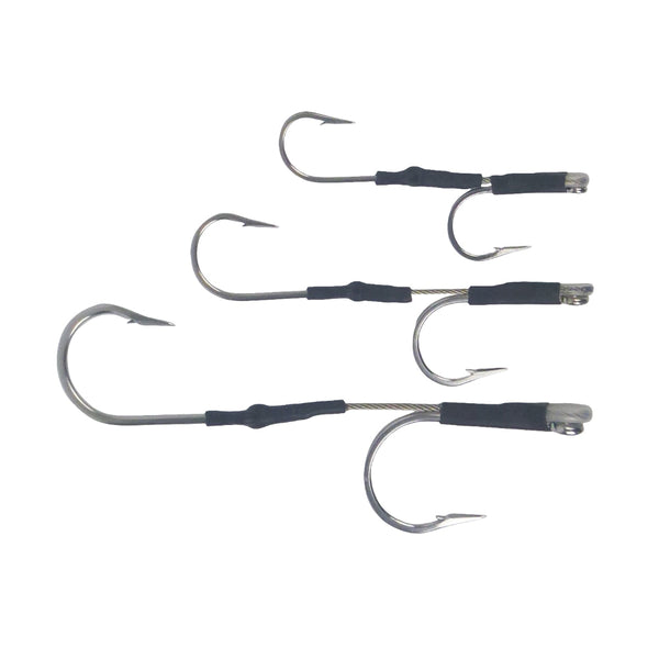 Swimerz Jigging And Trolling 180 Double 8/0 Qty 3 Hooks