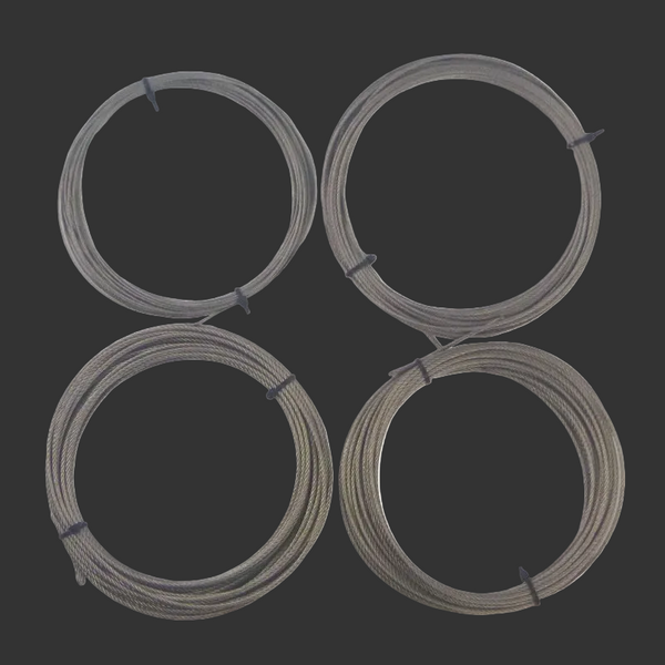 Swimerz 49 Strand Stainless Steel Trace Wire 410Lb 30Ft Fly Fishing Accessories