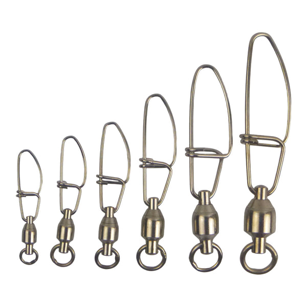 Swimerz Hd Ball Bearing Swivels With Crosslock Snap Size 8 Pack Swivels & Snaps