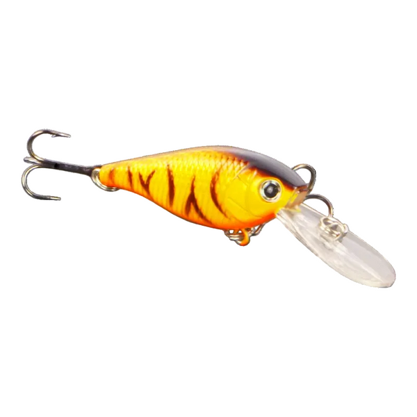 Finesse 'Madbass' Tiger Stripe 85Mm Deep Diving Crankbait Baits & Lures