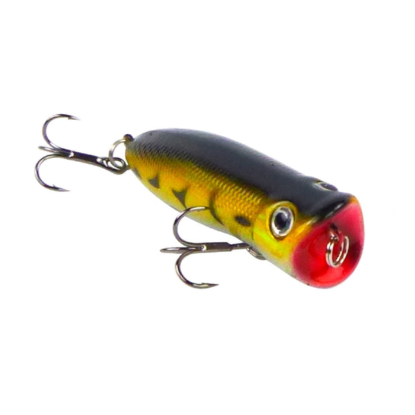 Toppu Mizzu Popper 55Mm White Flash Or Black & Gold Baits & Lures