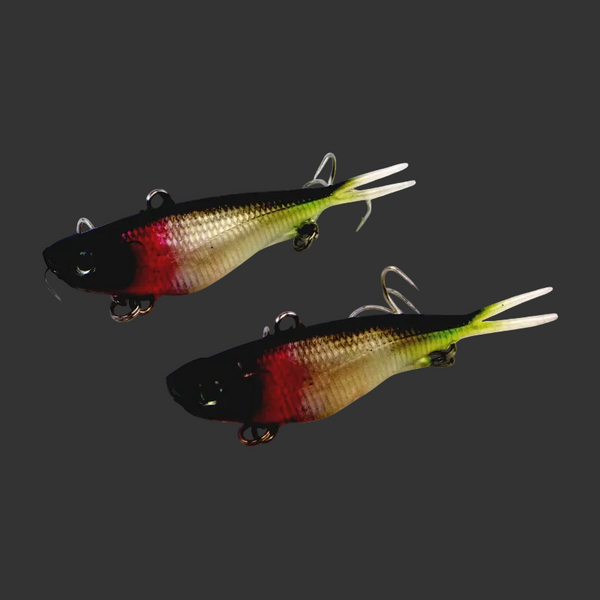 Swimerz 95Mm Soft Vibe Red Gill 2 Pack Baits & Lures