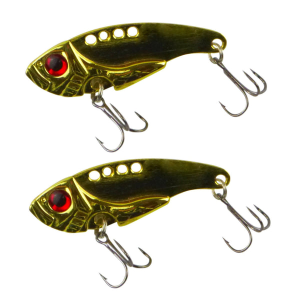 Finesse Metal Blade Black Chrome 55Mm 2 Pack Baits & Lures