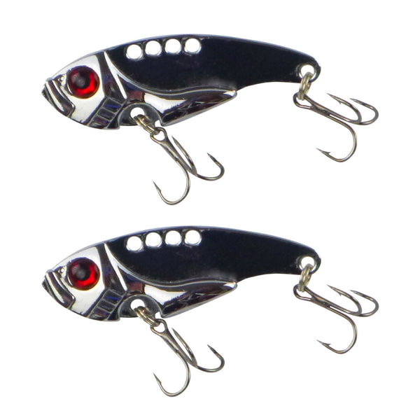 Finesse Metal Blade Black Chrome 55Mm 2 Pack Baits & Lures