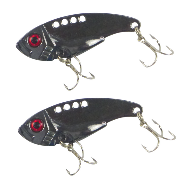 Finesse Metal Blade Black Chrome 55Mm 2 Pack Baits & Lures