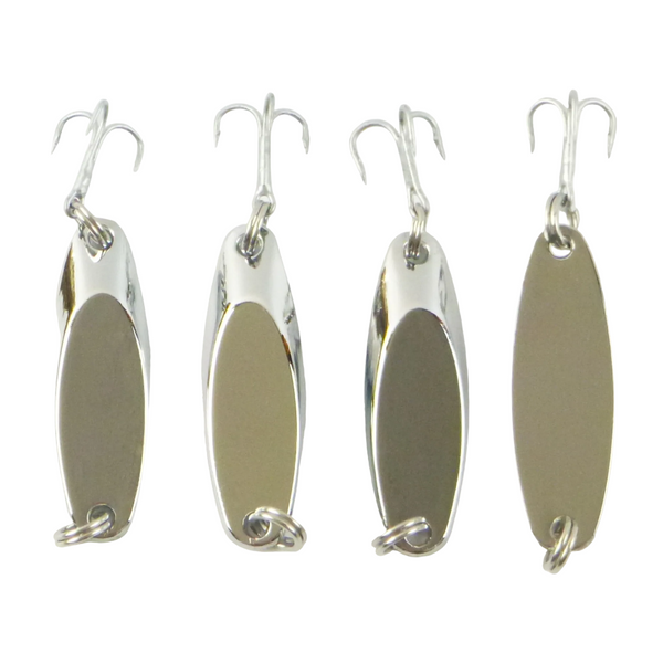 Finesse Chrome Kaster Jig 7 Grams. Pack Of 4 Jigs Baits & Lures