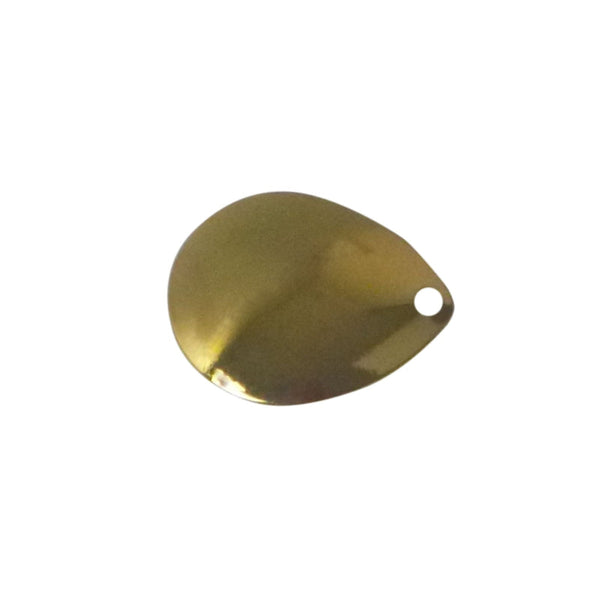 Artizan Smooth Colorado Blade Brass 24Mml X 18Mmw Qty 5 Baits & Lures