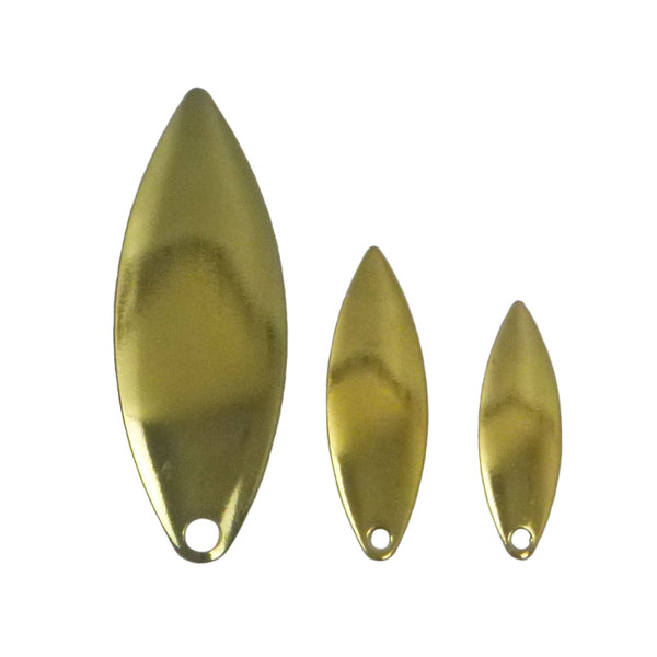 Artizan Smooth Willow Blade Brass 26Mml X 8Mmw Qty 5 Baits & Lures