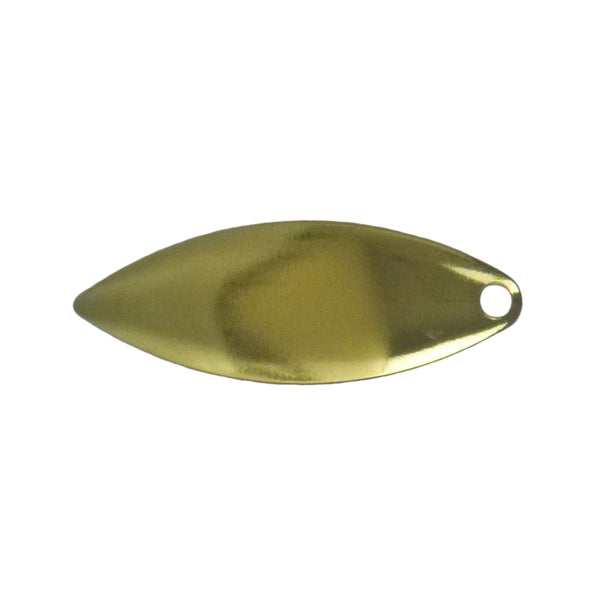 Artizan Smooth Willow Blade Brass 26Mml X 8Mmw Qty 5 Baits & Lures