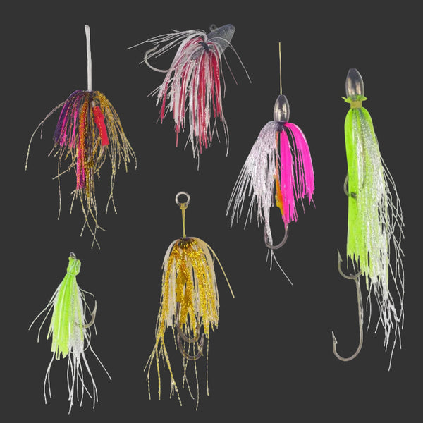 Dekoi Krystal Snapper Skirts Purple Baits & Lures