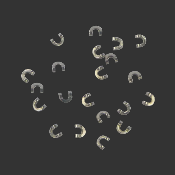 Artizan Clevis Folded Brass Small 20 Pack Baits & Lures