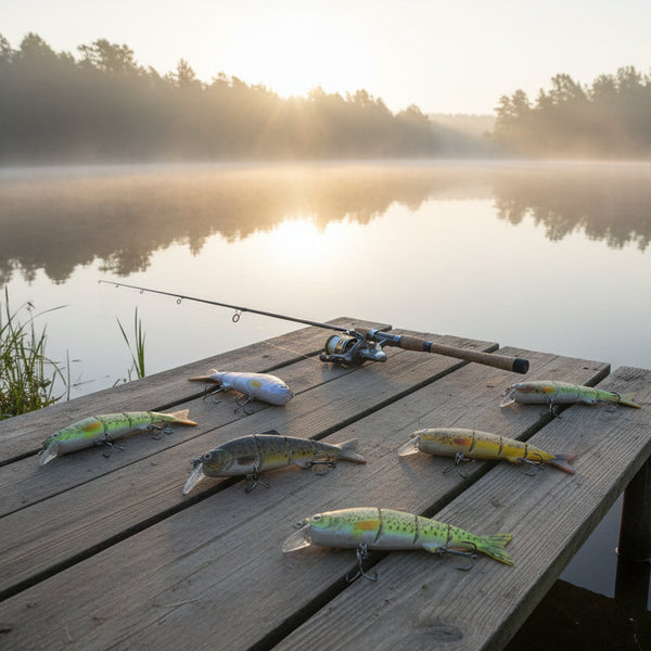 Finesse Naturals 4 Segment Swimbait 110Mm Redfin Baits & Lures