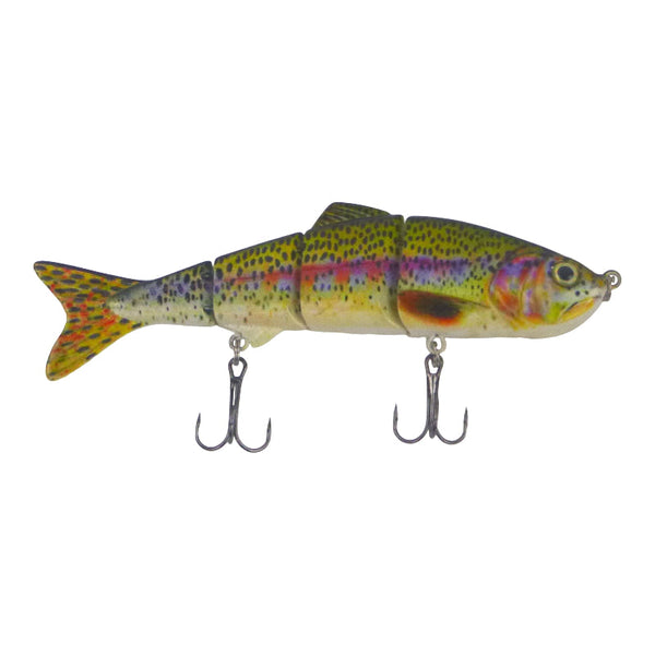 Finesse Naturals 4 Segment Swimbait 110Mm Rainbow Baits & Lures