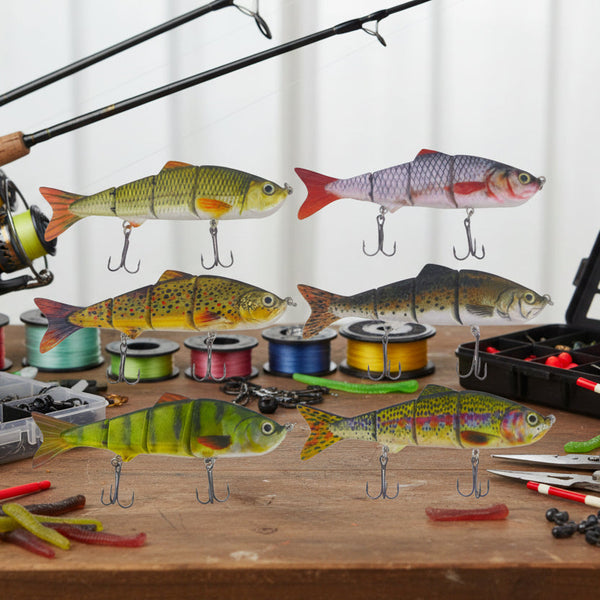 Finesse Naturals 4 Segment Swimbait 110Mm Carp Baits & Lures