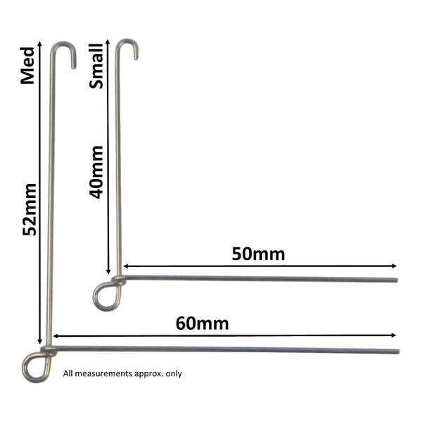 Artizan Spinnerbait Forms Closed Eye Small Qty 8 Baits & Lures