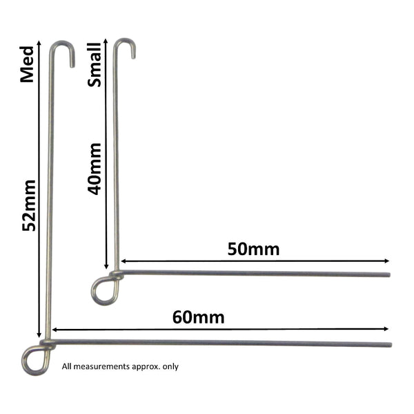 Artizan Spinnerbait Forms Closed Eye Medium Qty 8 Baits & Lures