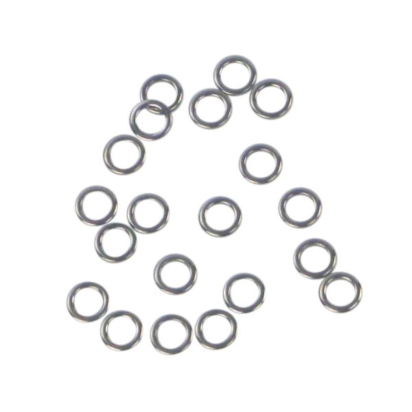 Swimerz Solid Jigging Rings 8Mm 20 Pack Swivels & Snaps