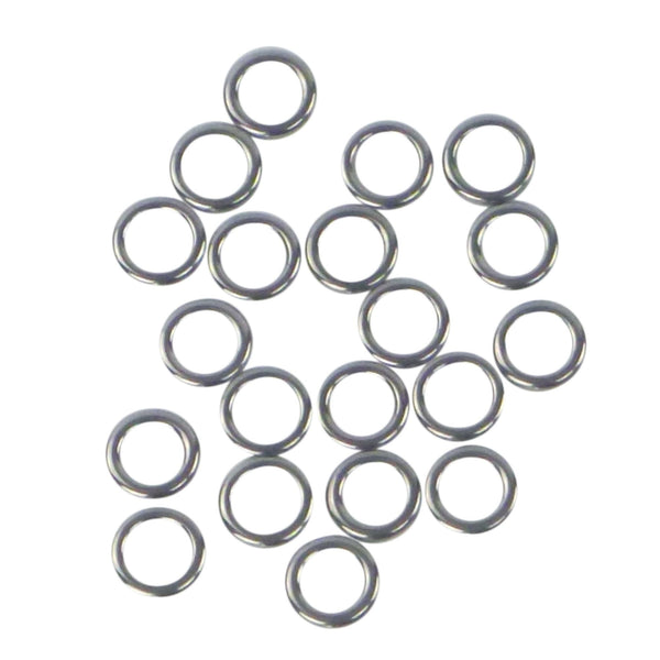 Swimerz Solid Jigging Rings 11Mm 20 Pack Swivels & Snaps