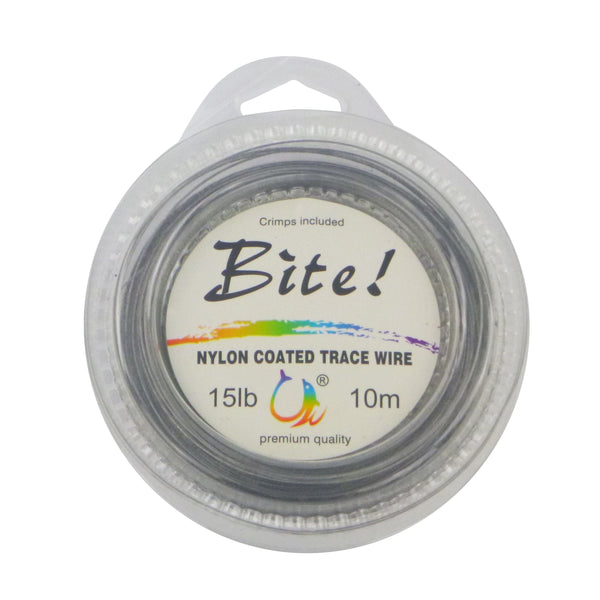 Swimerz Bite 7 Strand Coated Leader Wire 15Lb Breaking Strain 10 Mtrs Fishing Lines & Leaders
