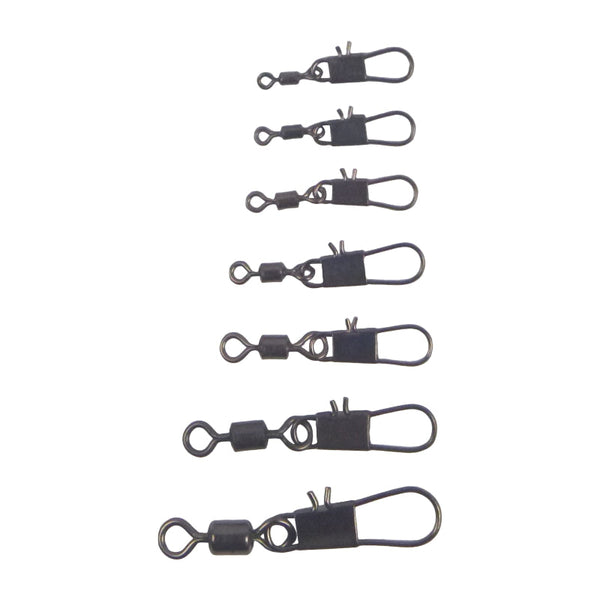 Swimerz Rolling Swivel W Interlock Snap Size 14 50 Pack Swivels & Snaps