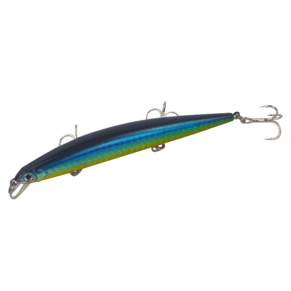 Finesse Lw12 Shallow Diving Twitch Bait 120Mm Green N Gold Baits & Lures