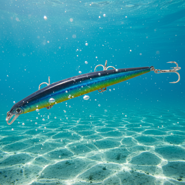 Finesse Lw12 Shallow Diving Twitch Bait 120Mm Green N Gold Baits & Lures
