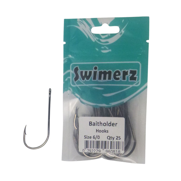 Swimerz 6/0 Baitholder Hook Qty 25 Hooks