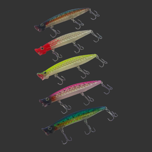 Toppu Mizzu Cupface Popper 110Mm Hot Pink Hex Baits & Lures