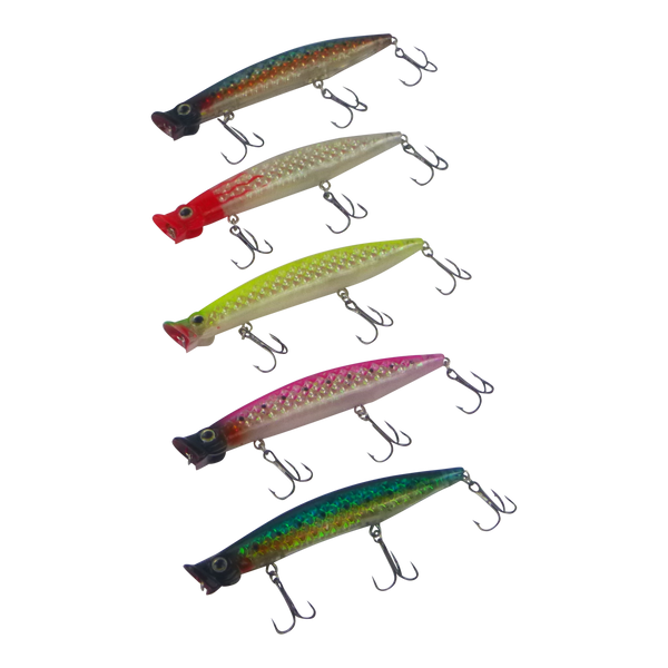 Toppu Mizzu Cupface Popper 110Mm Natural Hex Baits & Lures