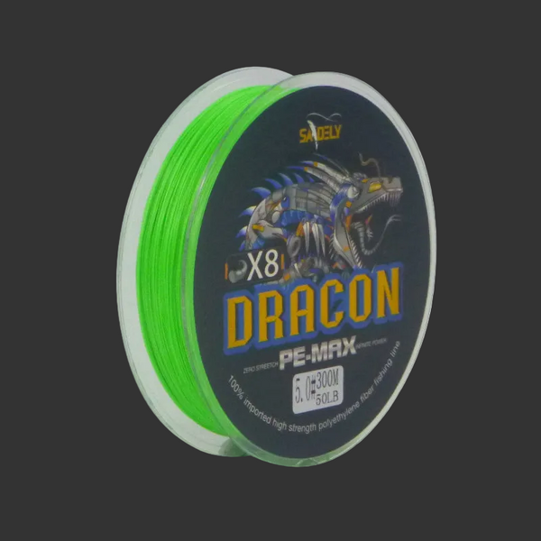 Samdely Dracon X8 Braid Green #1.5 20Lb 300Mtr Fishing Lines & Leaders