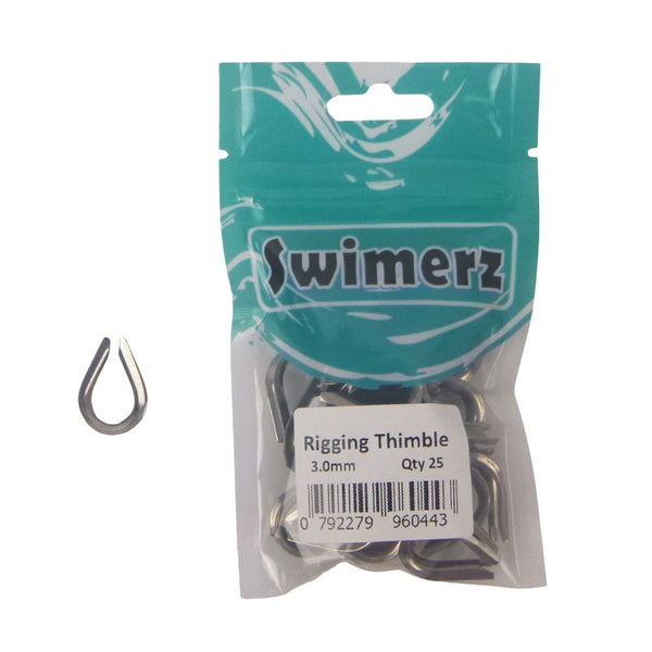 Swimerz Rigging Thimbles 3.0Mm Qty 25 Other Tackle & Accessories