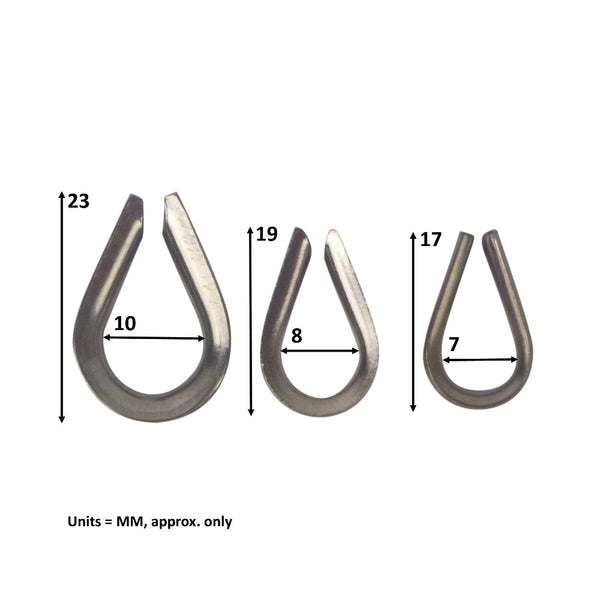 Swimerz Rigging Thimbles 3.0Mm Qty 25 Other Tackle & Accessories